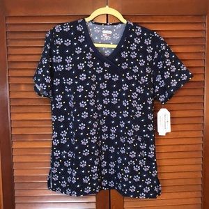 Paw print Scrubaid scrub top